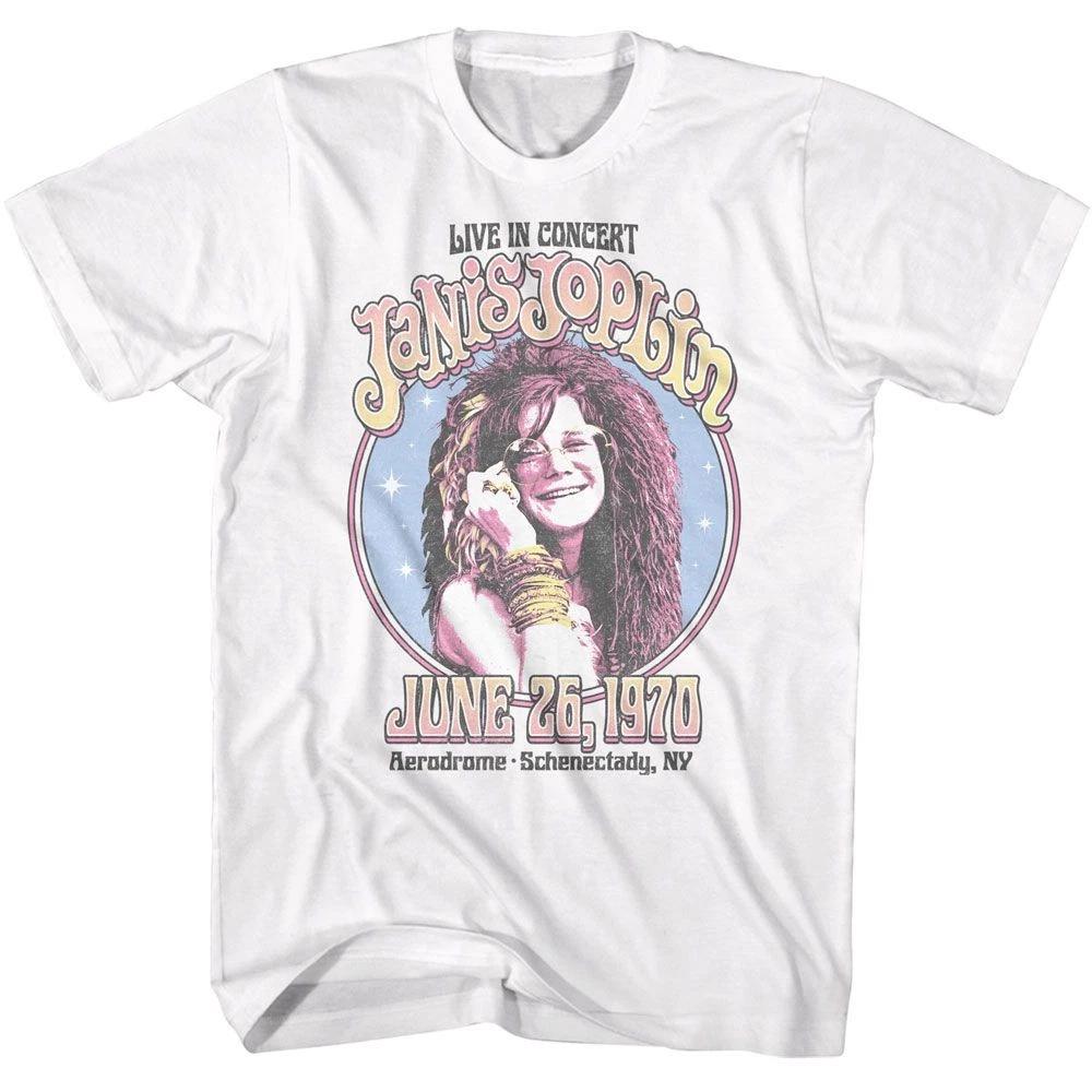 Janis Joplin Circle Sparkle Music Shirt 100