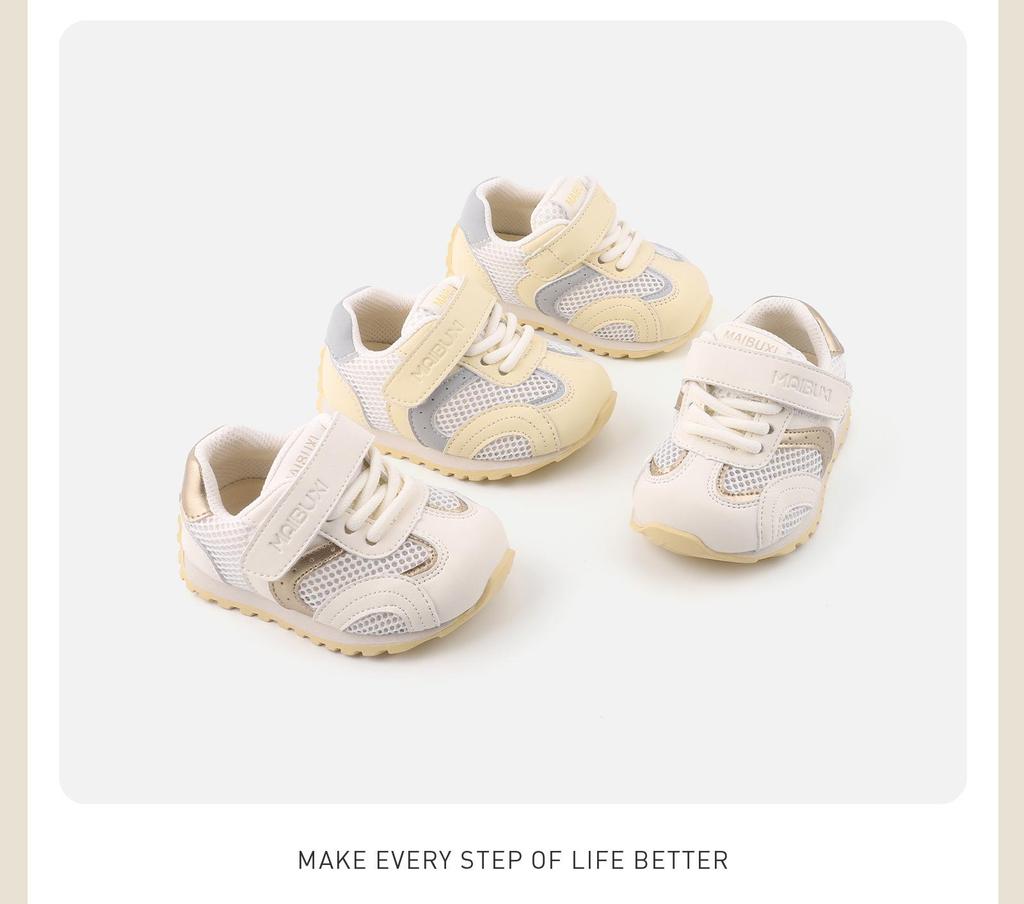 Spring 2026 Retro Soft Sole Baby Walker Shoes - Girls' Non-slip, Versatile Sports Training Shoes