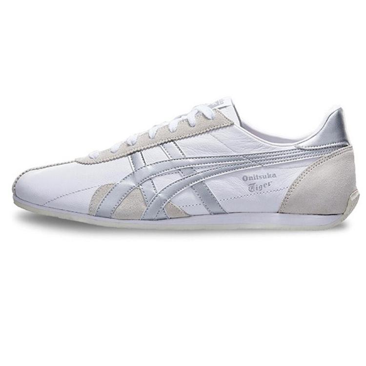 

Новые Onitsuka Tiger Runspark Сплайсинг Серебристо-белый D201L-101 38
