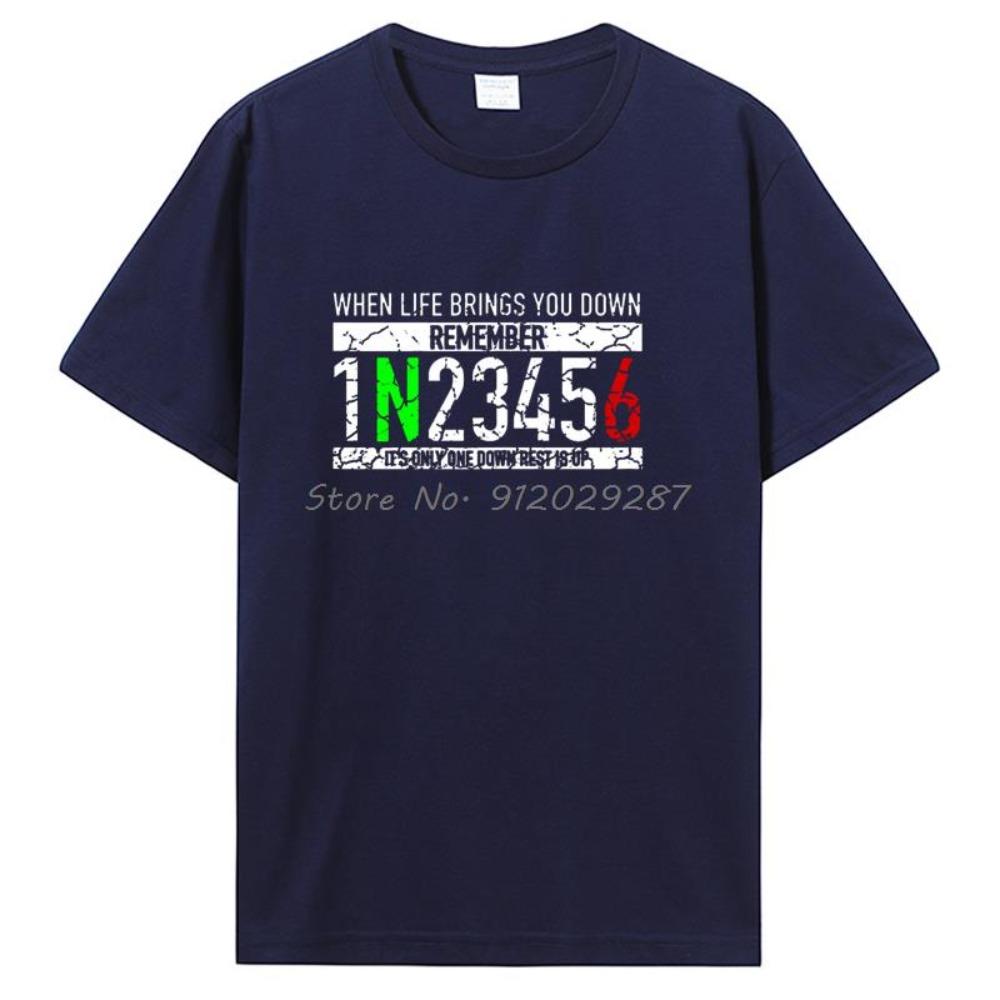 Funny 1N23456 Motorcycle Motorcyclist T Shirt Summer Style Graphic Streetwear Cotton Tshirt Birthday Gifts T-shirt Men Clothes  Daily Wear Cool Top