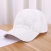 Elegant Breathable Floral Lace Baseball Cap Hollow Adjustable Mesh Baseball Hat Streetwear Hat For Women