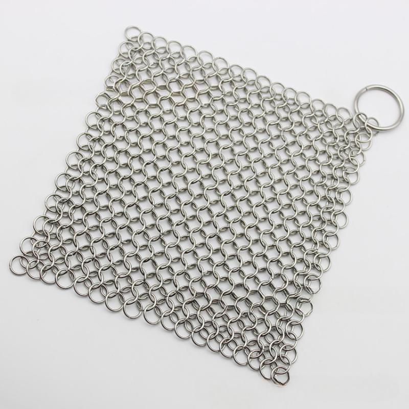 Kitchen Cleaning Stainless Steel Cleaner Scrubber  Reusable Washing Net Rust Pot Remover Cleaning Tool for Home