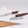 Lanxivi Genuine Hero 329 Fountain Pen with Fine Gold Arrow and Stainless Steel Cap 3-Piece Nib, Pattern,