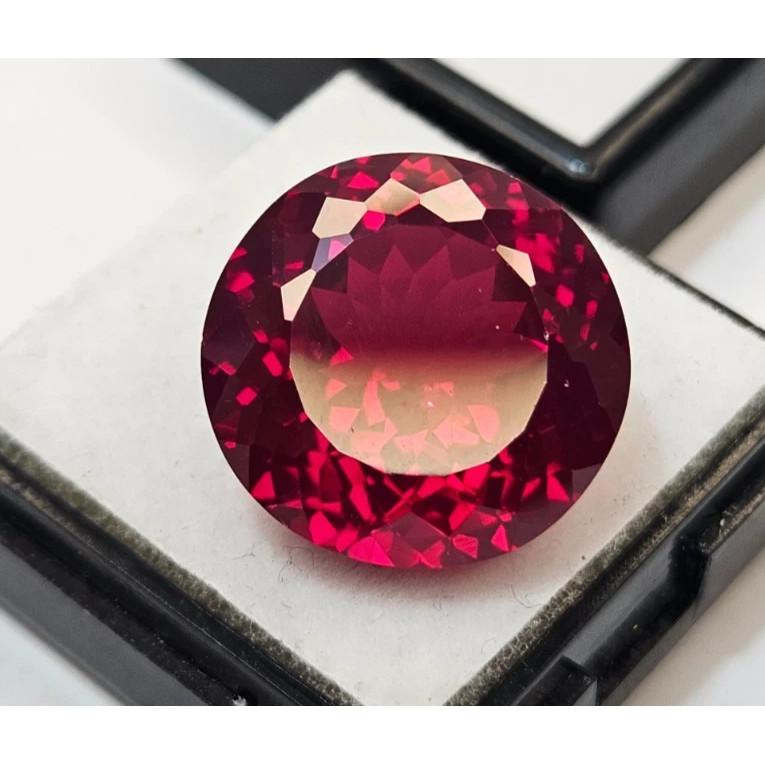 22-23 Ct Red Color Ruby Mozambique Round Cut Fabulous Certified Loose Gemstone
