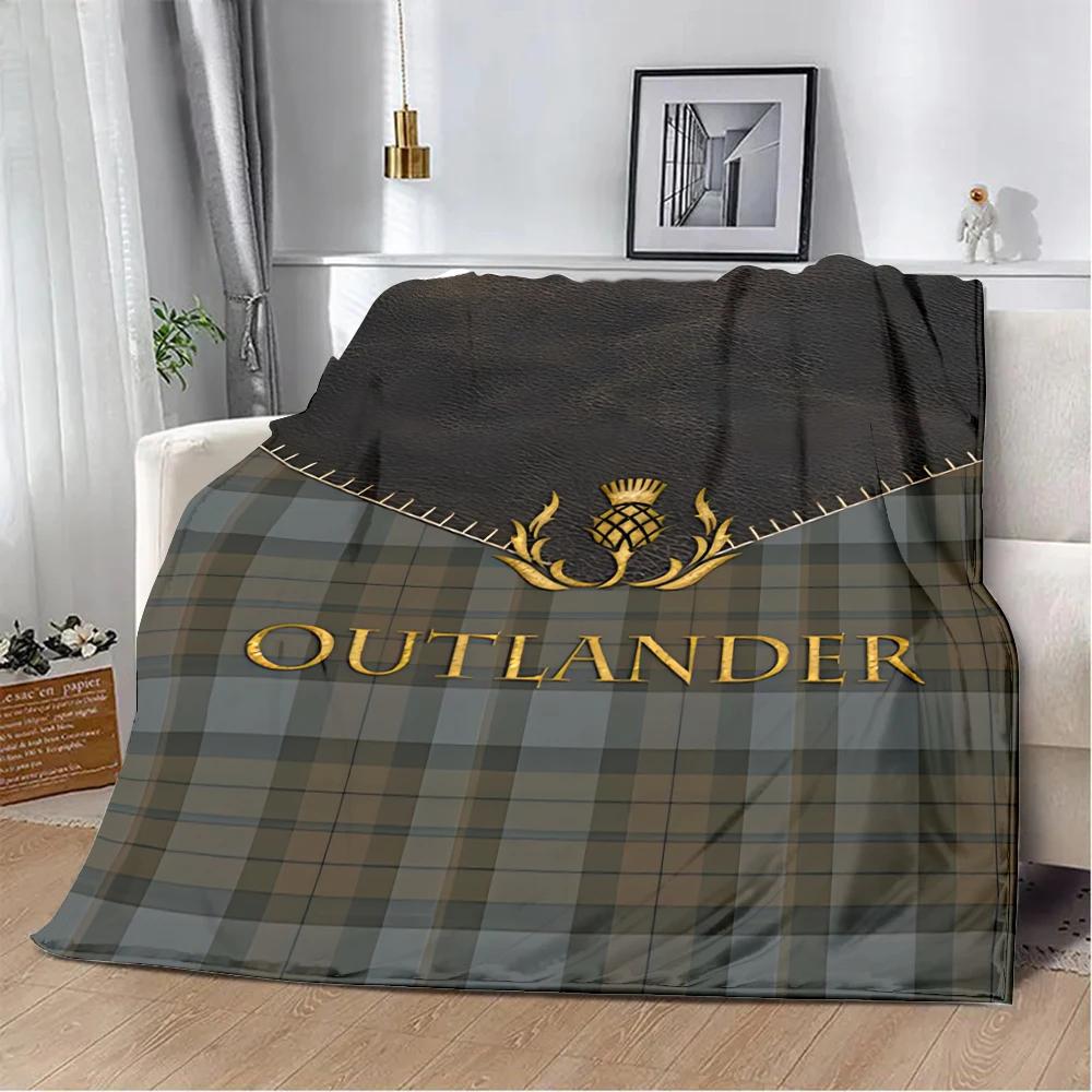 OUTLANDER TV Jamie Fraser Sassenach Libellen-Print Decke Picknickdecke Warm Weich und Bequem Zuhause Reise Geburtstagsgeschenk