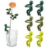 1 pz/6 pz Supporto per piante Impermeabile Supporto per piante Mini Man Supporto per piante per fiori recisi Germogli Nutrimento delle piante