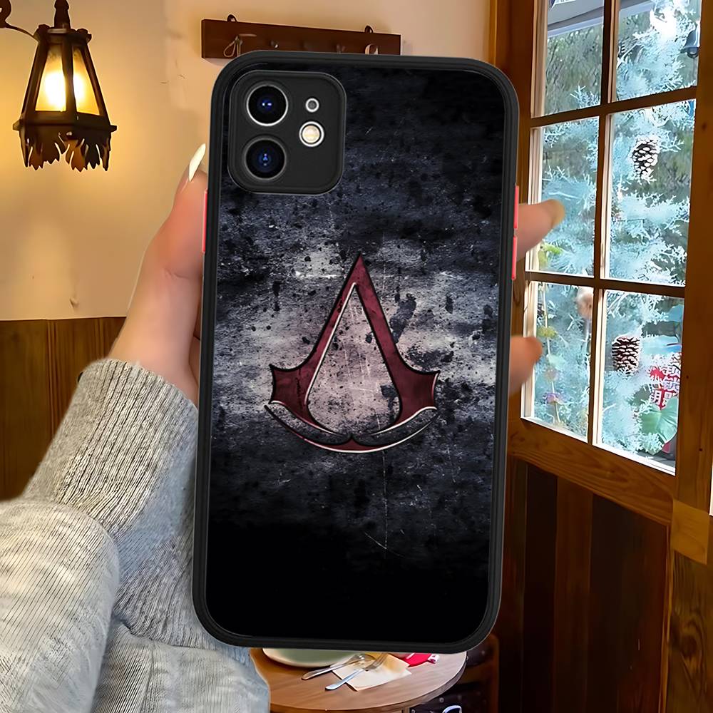 A-Assassin S -Creed Gaming Matte Transparent Phone Cover For IPhone Case 16 15 14 13 12 11 Pro Max X XS Max Plus