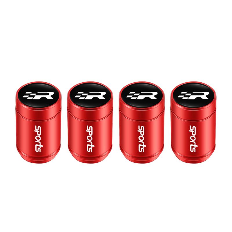 4Pcs Metal Tire Valve Caps Car Dust Proof Cap Accessories For Seat R Cupra Alhambra Ateca Altea FR Arona Toledo Exeo Ibiza 6l 6J