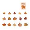 Leaf Sticker Removable Adhesive PET Sticker Label for Notebook Journal Phone Case Scrapbooking and Gift Wrapping