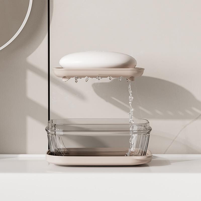 Travel Soap Dish with Drain Water Bathroom Supplies Portable Gadgets for Traveling Holder Container Accessories Case Storage Box