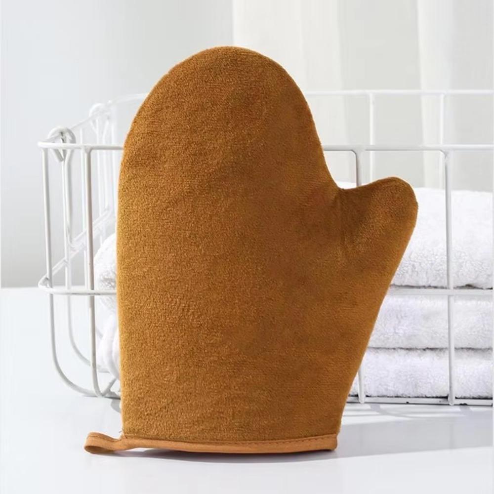 Makeup Applicator Body Lotion Glove Reusable Quick Dry Flocking Gloves Gifts Self-Tanning Mitt