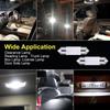 4/10 PCS C5W Festoon 31mm 36mm 39mm 41mm LED Bulbs COB 12V 6000K White Car Interior Dome Maps Reading Trunk License Plate Lights Dome Lights 6