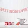Mother’s Day Decoration Flag - Vibranted Color Bunting Supplies for Creating Celebration for Moms