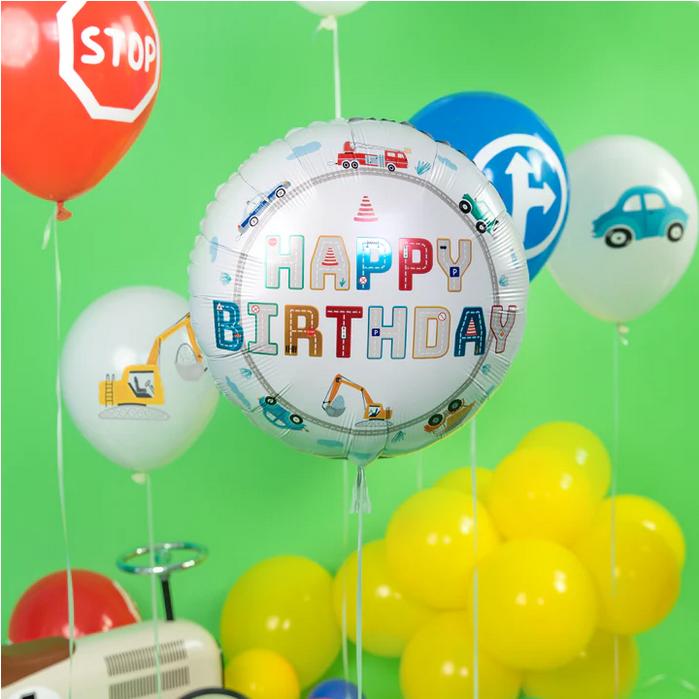 Balon Foliowy Samochody Auta Autka Urodziny 45Cm