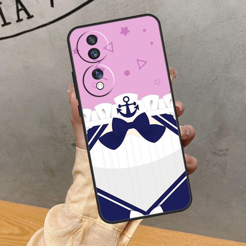Minato Aqua Hololive Case For Honor Magic 8 Pro 5 6 7 Lite 90 70 50 400 200 X8c X8b X9a X9b X9c X9d Win RT Cover