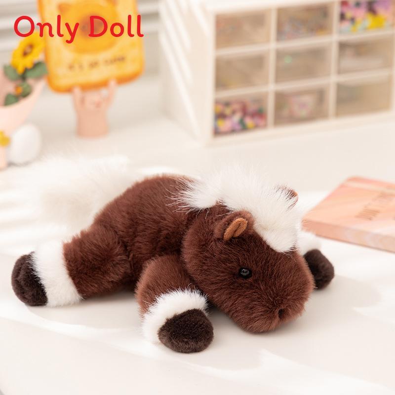 Animal Plush Pony Stuffed Toy With Pp Cotton Filling Ideal For Children And Gifts