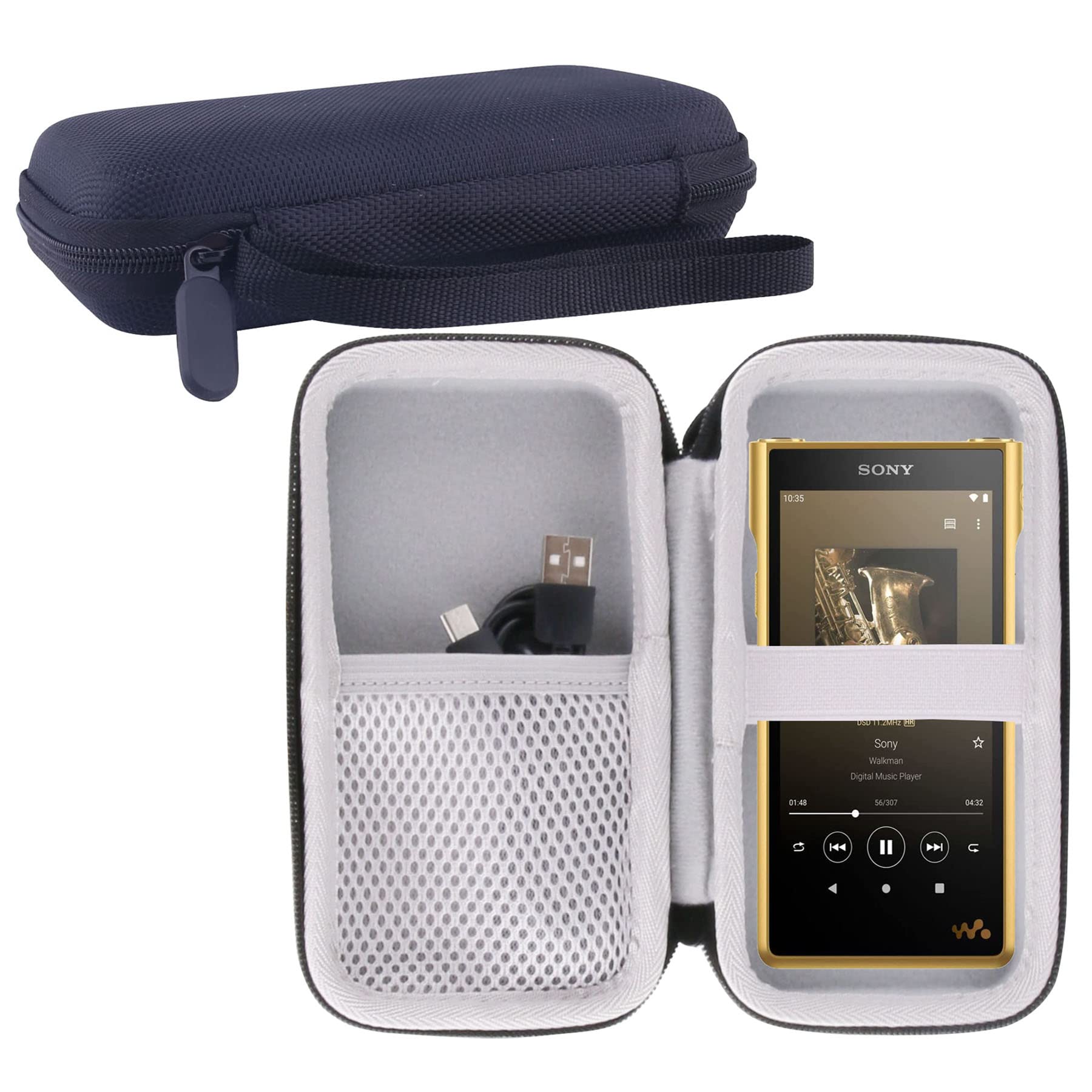 

Чехол для хранения WERJIA, совместимый с Sony Walkman, чехол NW-WM1ZM2/NW-WM1AM2
