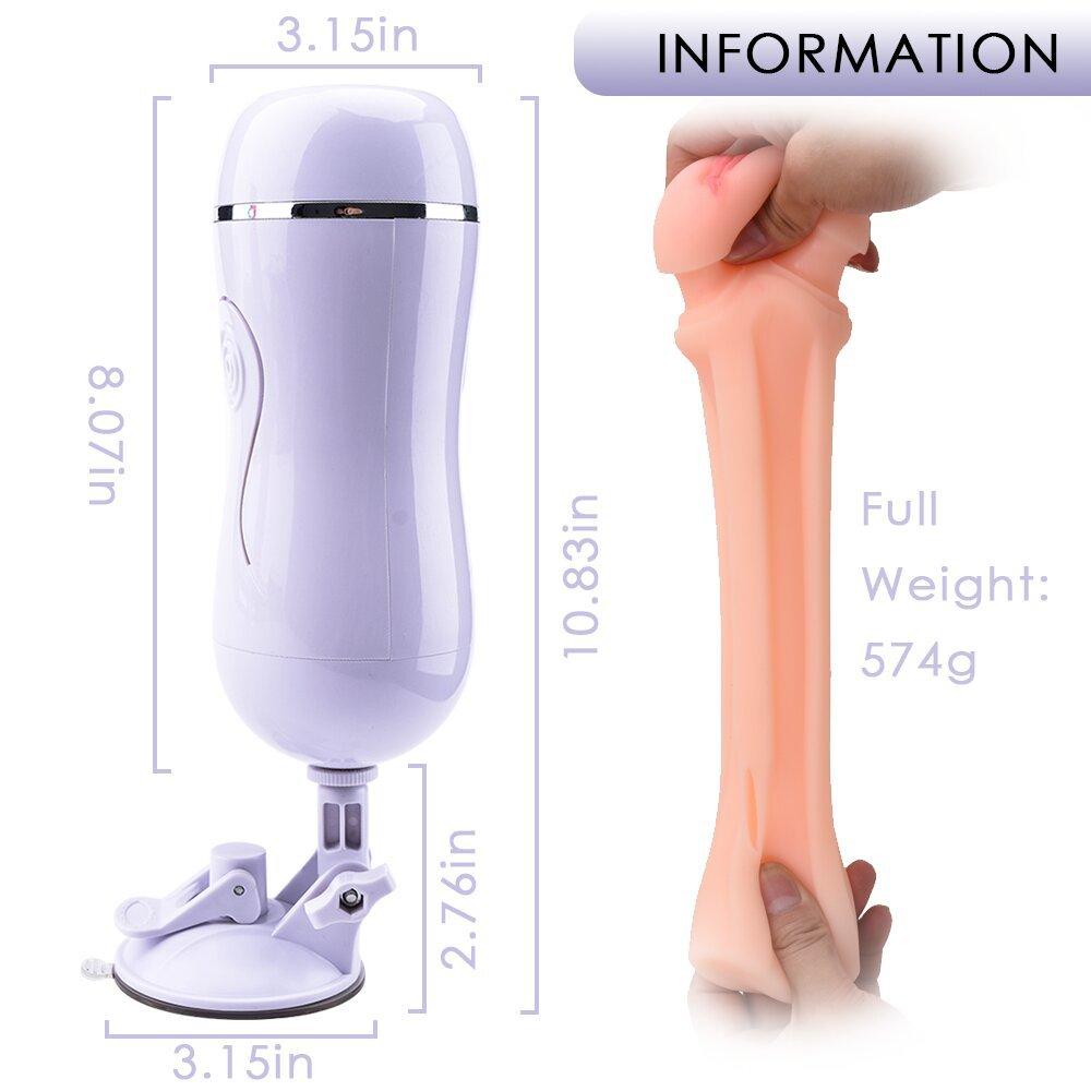 Automatic Male Masturbator – Electric Penis Stroker with Suction & Vibration, Rechargeable Adult Toy for Men