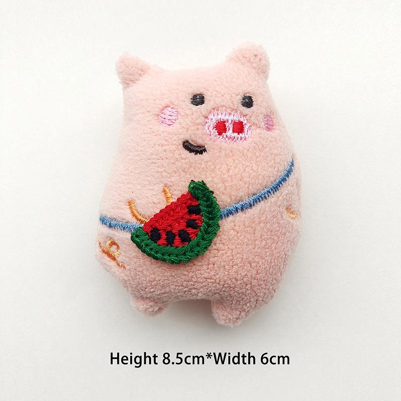 Cartoon Plush Backpack Small Animal Little Rabbit Bear Keychain Cute Plush Backpack Pendant Bag Decoration Accessories Gifts