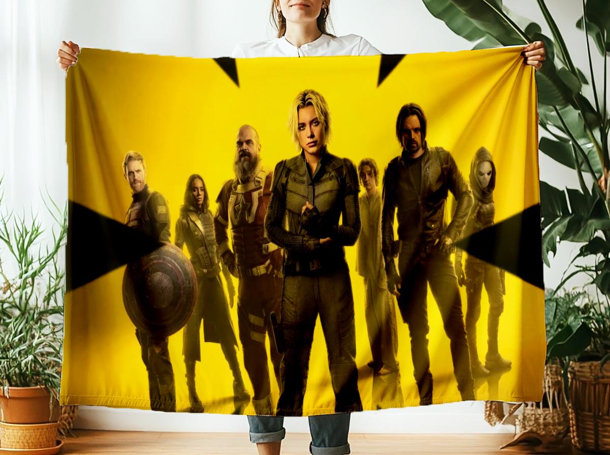 

2025 NEW T-Thunderbolts printed Blanket Ultra-Soft Short Pile Anti-Hooking Playroom Living Room Multi-Purpose Blanket 75x90cm