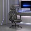 VidaXL Gaming Chair with Footrest Swivel Computer Chair Armchair Ergonomic Office Seat Interior Black and 3143686