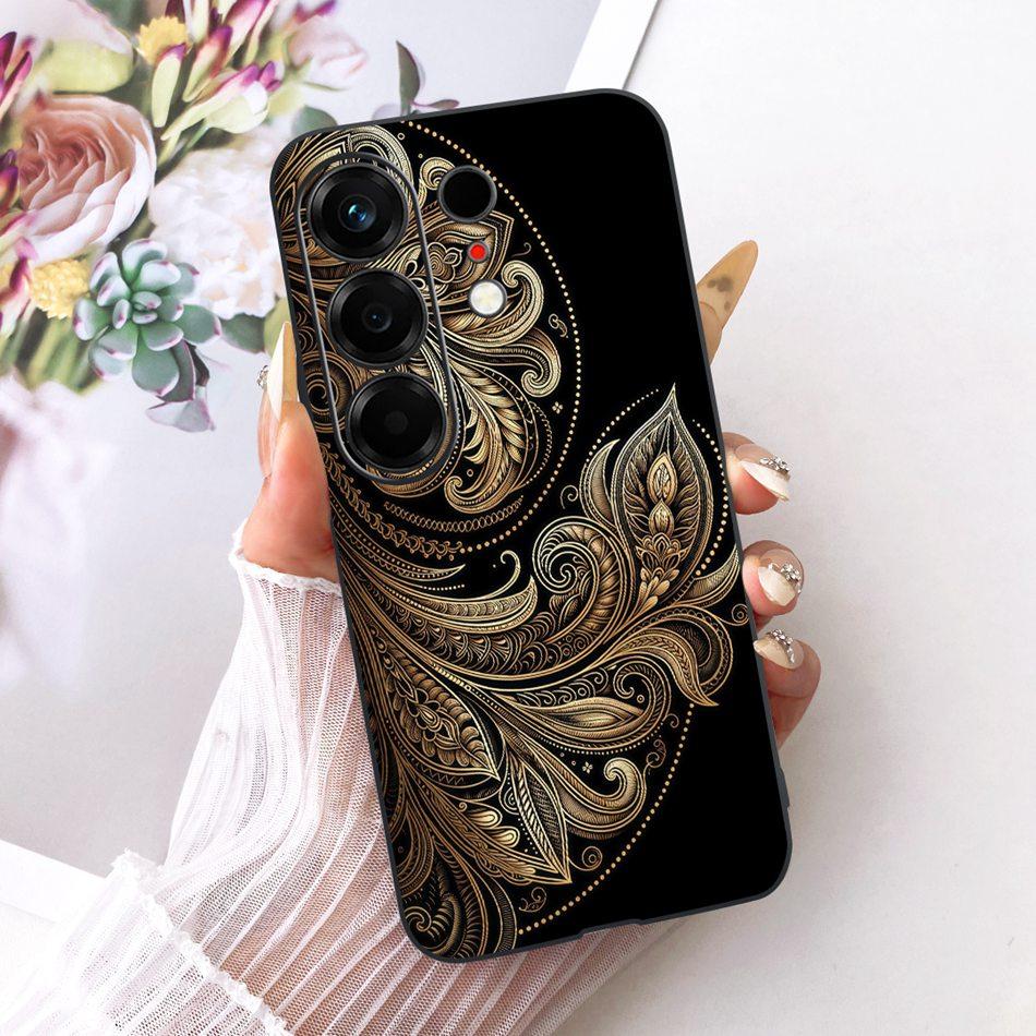 

Для Tecno Camon 50 4G CN5 Чохол для телефону з візерунком Прохолодний Дракон Тигр Для Tecno Camon50 4G Чорні Силіконові М які Чохли Бампери Camon 50 4G