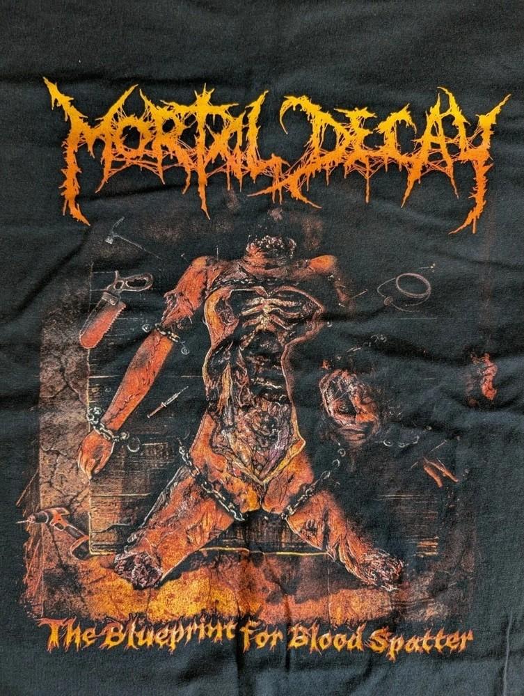 Mortal Decay черная хлопковая футболка размер S-5XL BL1629 Унисекс S