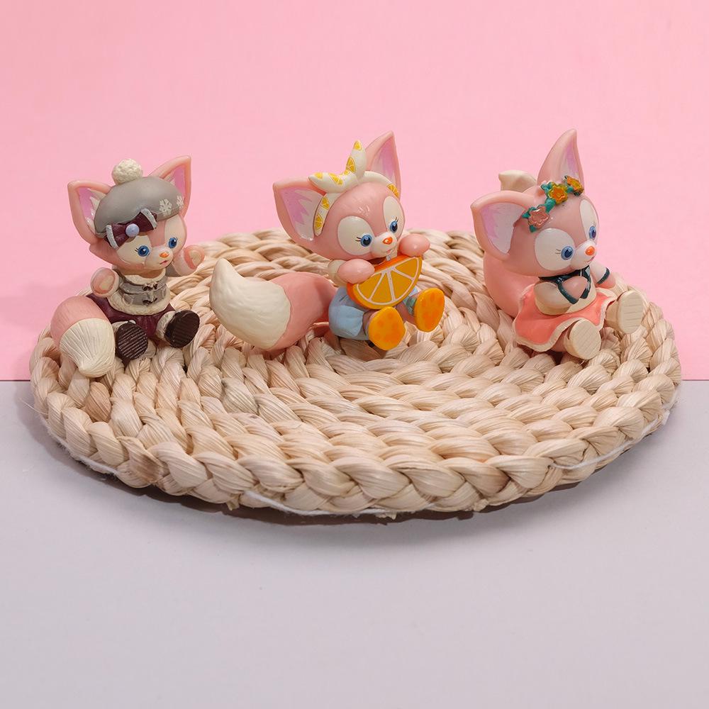 Cute Lemon Fox Wreath DIY Pendant Ornaments - Winter Belle Collection Blind Box