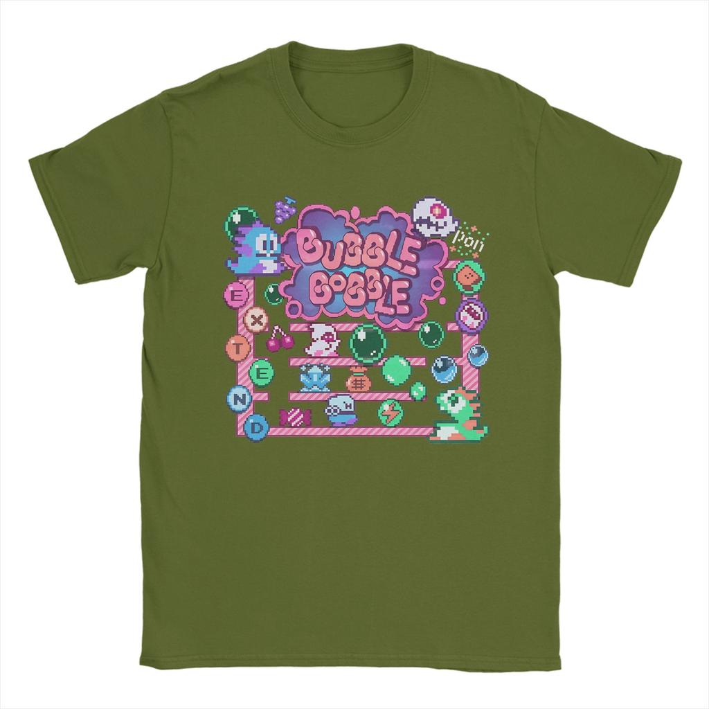 Bobble Bubble T Shirts for Unisex Cotton Cool TShirts Round Collar Tees Short Sleeve Clothing Plus Size
