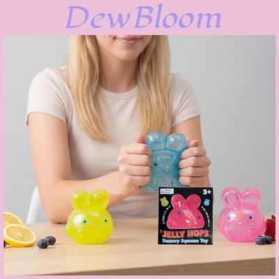 Jelly Hops Rabbit Shape Tpr Stress Relief Toy With Cute Design For Kids And Adults