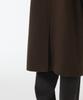 Musinsa Standard Cashmere Blend Oversized Balmacaan Coat [Baroque Brown]