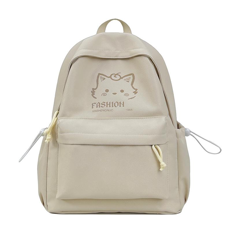 Schoolbag backpack ins light and cute backpack large capacity high school student versatile student simple high value college style