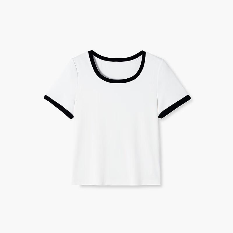 EICHITOO Women's 2026 Summer Colorblock Round Neck T-Shirt