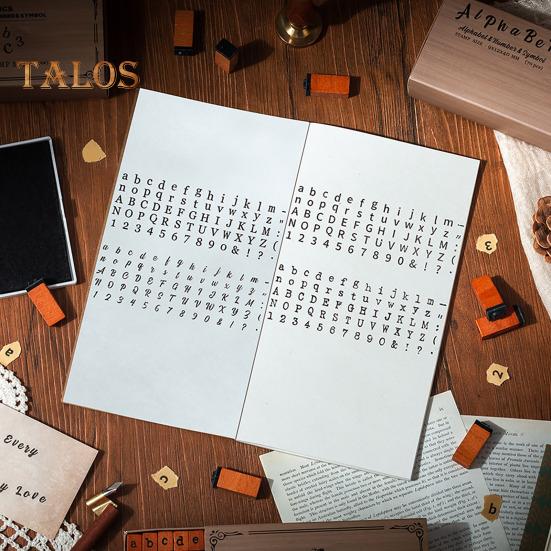 Timbri in Legno con Lettere dell'Alfabeto Bordo Liscio Set Timbri Lettere Multiuso Kit Scrapbook Fai da Te Materiali per Stampaggio