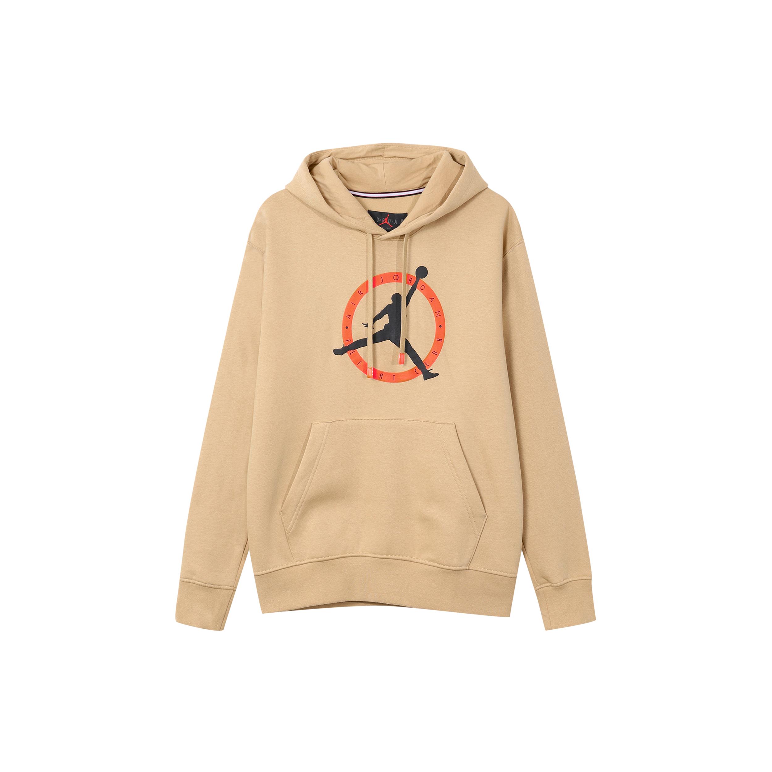Jordan As M J Flt Mvp Gfx Flc Po Sweatshirt Men s Desert Yellow FB7051-277 XS