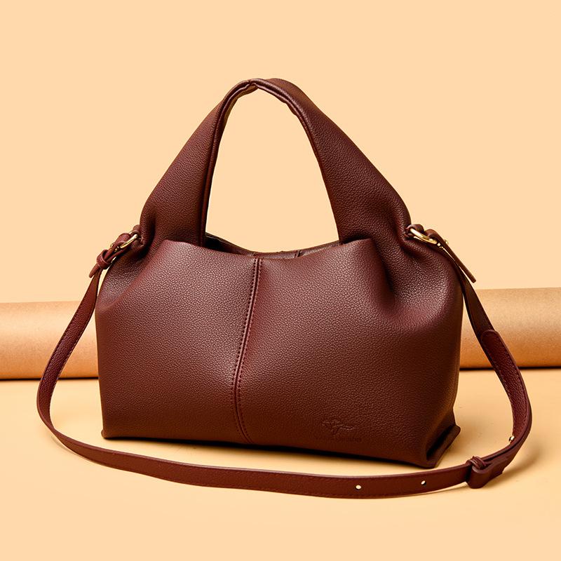 Hand-held Pleated Bag, Fashionable Cloud Bag, Women's Niche Design, Single-shoulder Crossbody Bag, High-end Women's Bag Casually