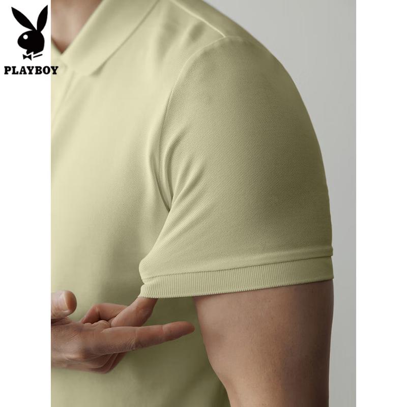 

Playboy Men s Classic Short Sleeve Polo Shirt XXL