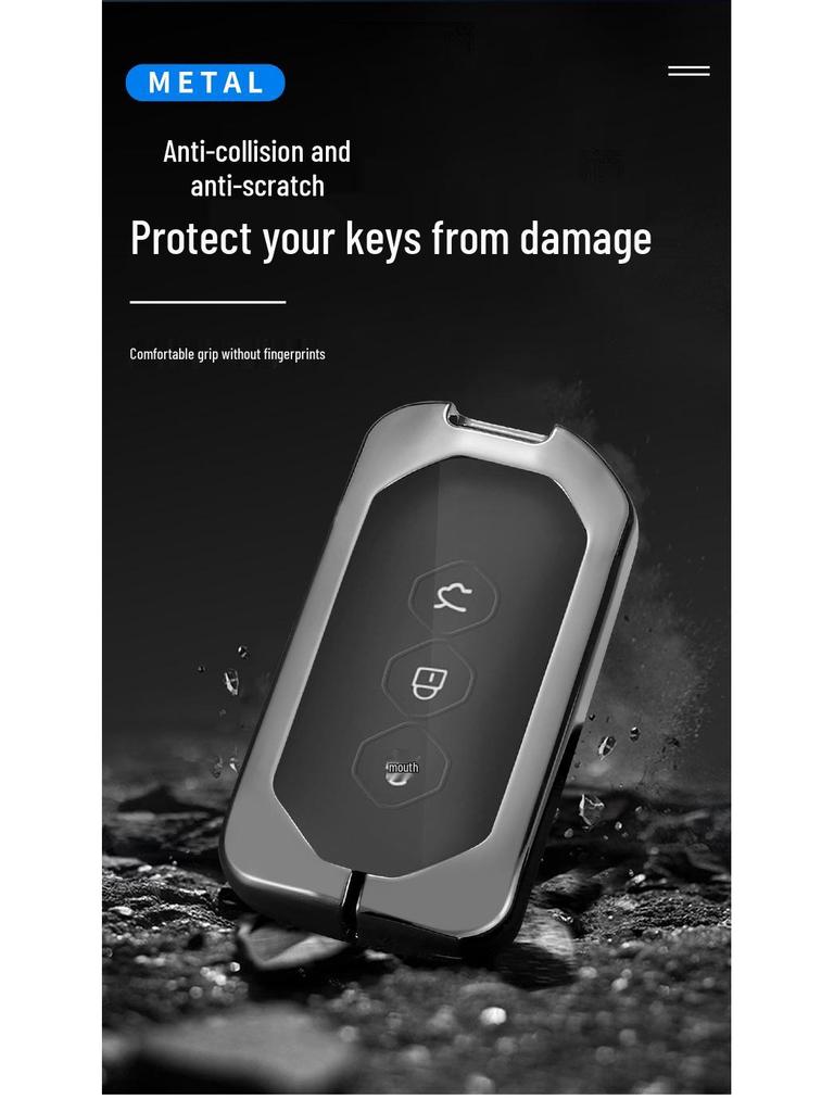 Wuling 2023 Capgemini Premium Key Case: Stylish Unisex Bag Buckle for Car