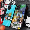 Kakao Friends Cute Glass Case For Apple iPhone 14 13 Pro 11 12 7 8 Plus SE 2022 XR X XS Max 6 6S Tempered Phone Cover Cartoon