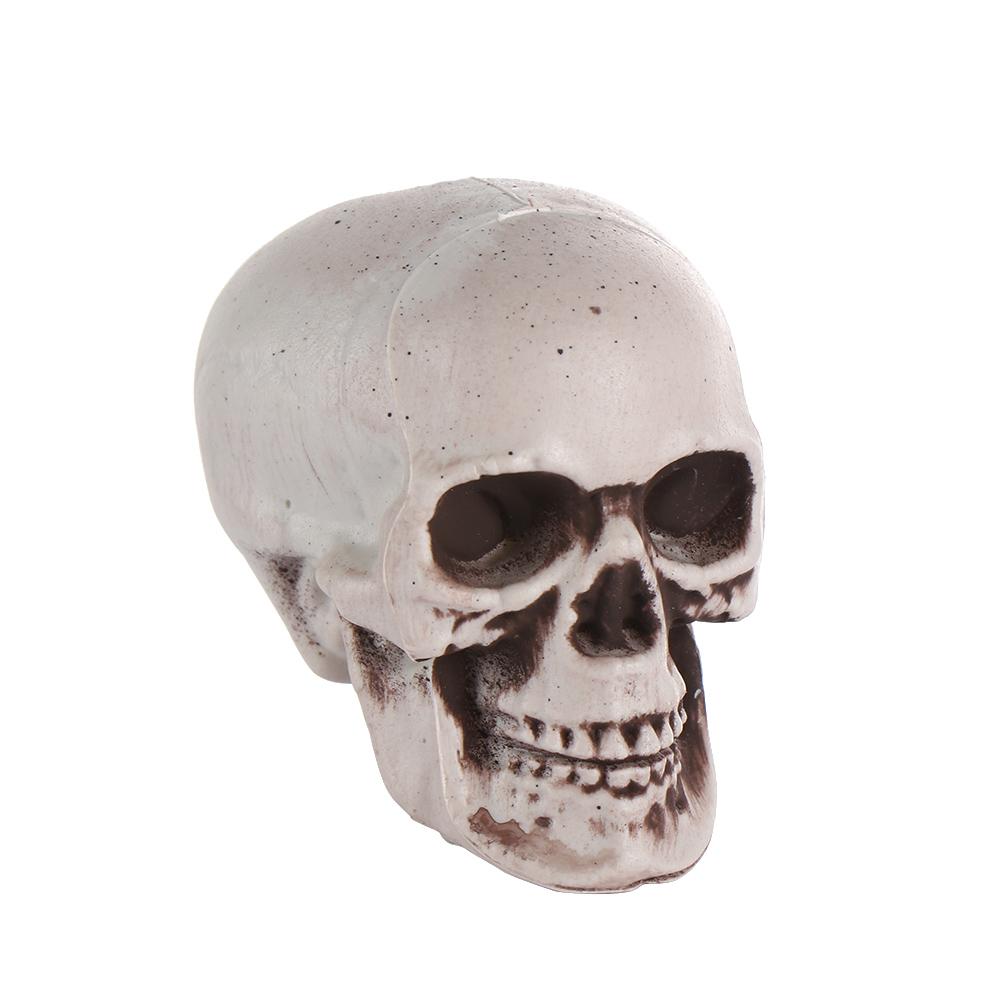 1PC Terrible Party Decoration Game Supplies Halloween Props Human Skeleton Skull Head Hanging Decor