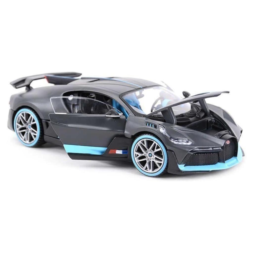 Maisto Scale Bugatti Chiron Divo Grey Engine Compartment Open Diecast Model Finished 31526 1/24 (Limited Edition, Version) / Car, Model, GY(CN)