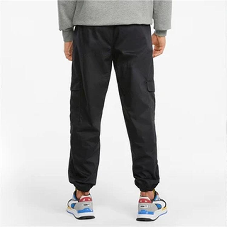 Puma Woven Cargo Bundle Feet Casual Long Pants Black Men's 533101-01