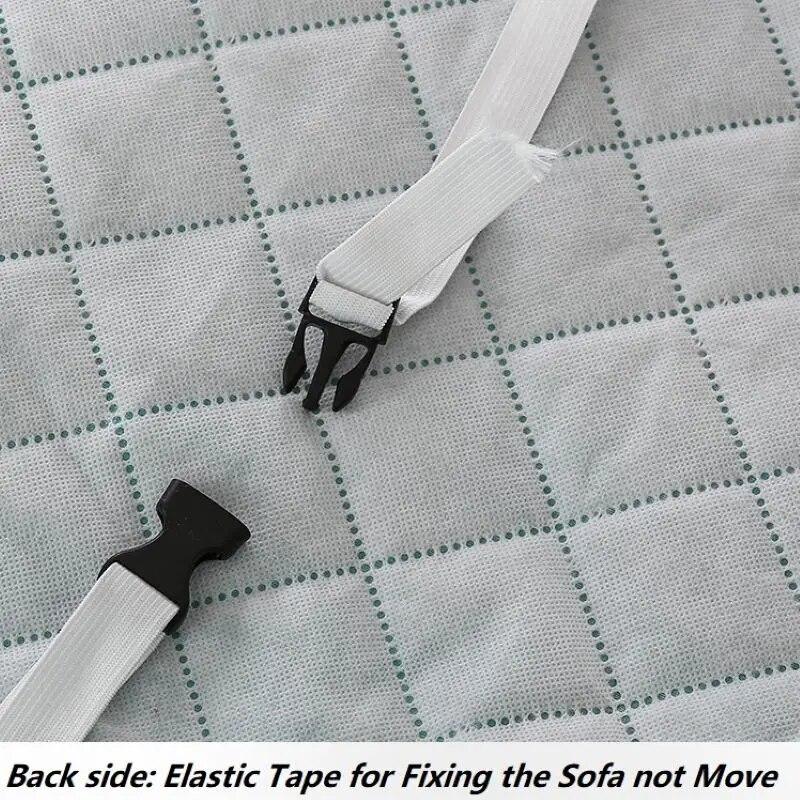 Good Quality Solid Color Soft Sanding Sofa Cover Dog Pets Sofa Towel Anti-slip Dirt-Proof Chair Sofa Protector Cover 1/2/3 Seats