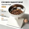 New Adjustable Height Raised Pet Bowl Stainless Steel Elevated Feeder for Dog Cat Comfortable Eating Anti-Slip Stable Base