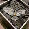Viking Style Long Chains Eagle Wings Pendant Necklace for Men Hip Hop Punk Fashion Motorcycle Party Personality Charm Jewelry