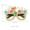 Cartoon Christmas Glasses - Festive Dress-Up Props for Kids & Adults