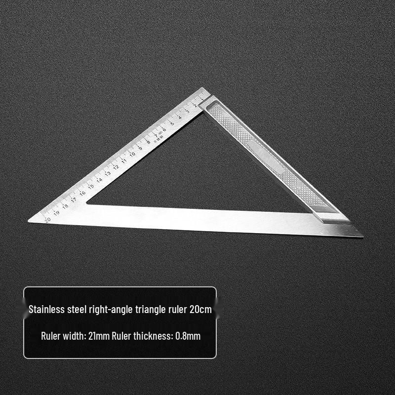Set di righelli in acciaio ispessito: Righello Dritto 15cm-2m per Disegno & Disegno Tecnico, Spedizione Gratuita
