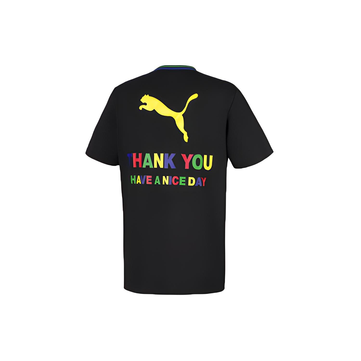 PUMA China Town Market Crossover Short Sleeve Black Men s 595623-01 L