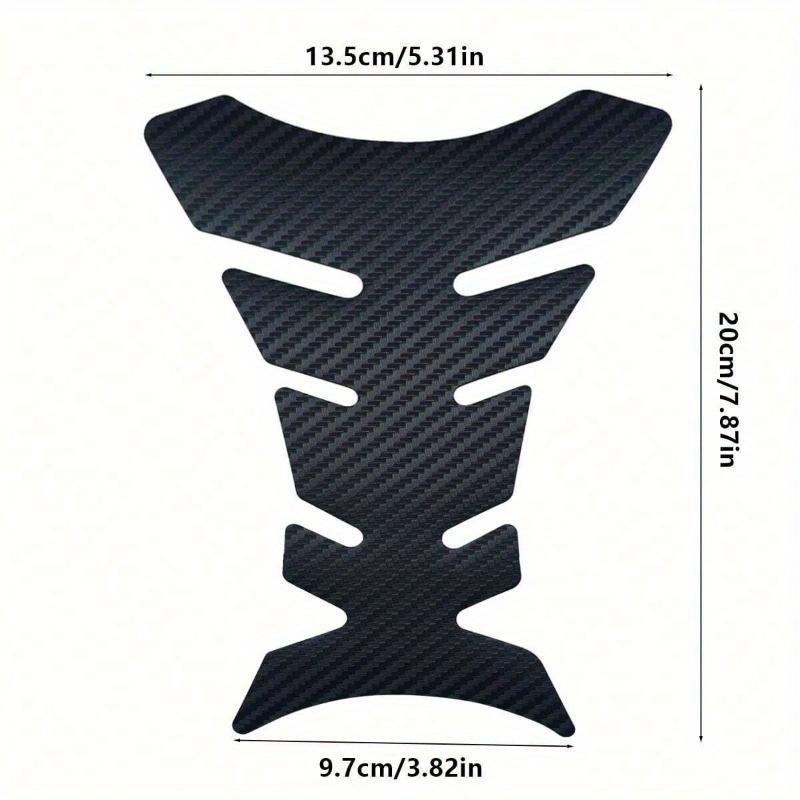 1pc Motorcycle Fuel Tank Pad Protection Sticker Fishbone Decal Motorcycle Styling Decorative Accessories