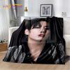 3D Kpop Jeon Jung Kook Jk JIMIN Star Blanket,Soft Throw Blanket for Home Bedroom Bed Sofa Picnic Travel Office Cover Child Gift